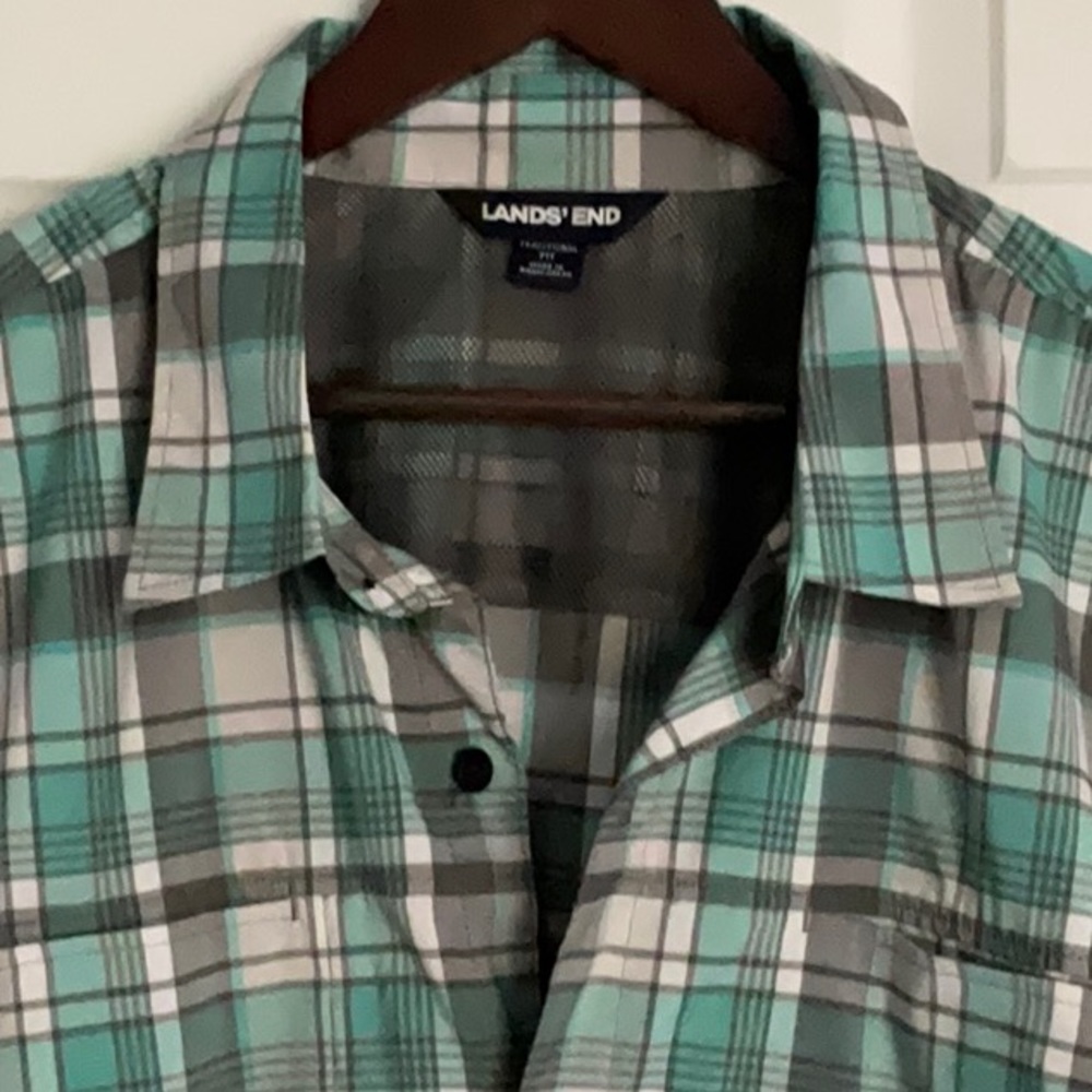 Lands’ End summer weight short sleeve shirt